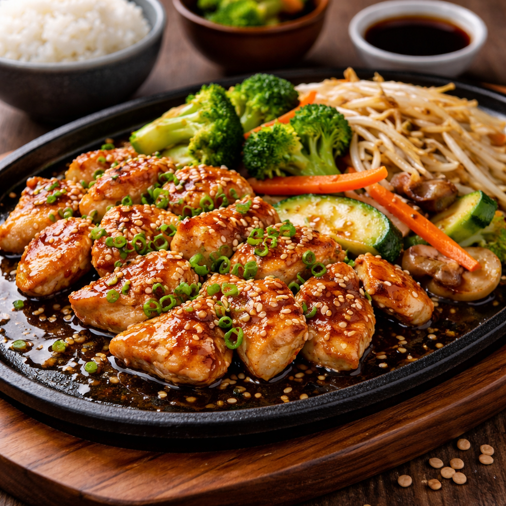 Chicken Teppanyaki Eat and Eat – ayam panggang dengan saus teppanyaki